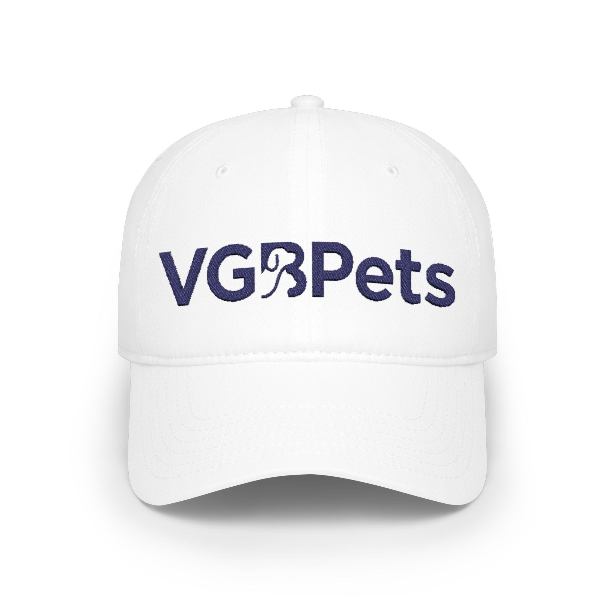 VGBPets Embroidered Baseball Cap — Low Profile Red Pet Lover Hat