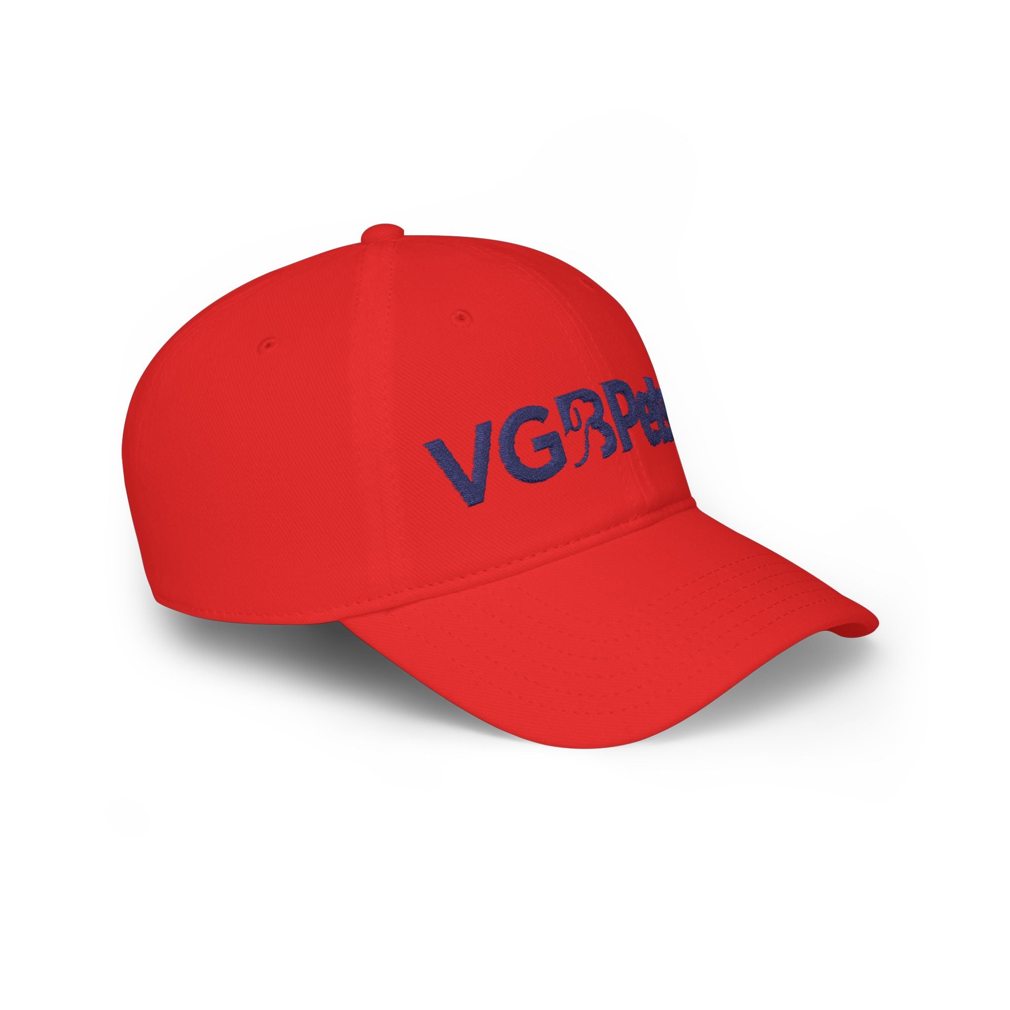 VGBPets Embroidered Baseball Cap — Low Profile Red Pet Lover Hat