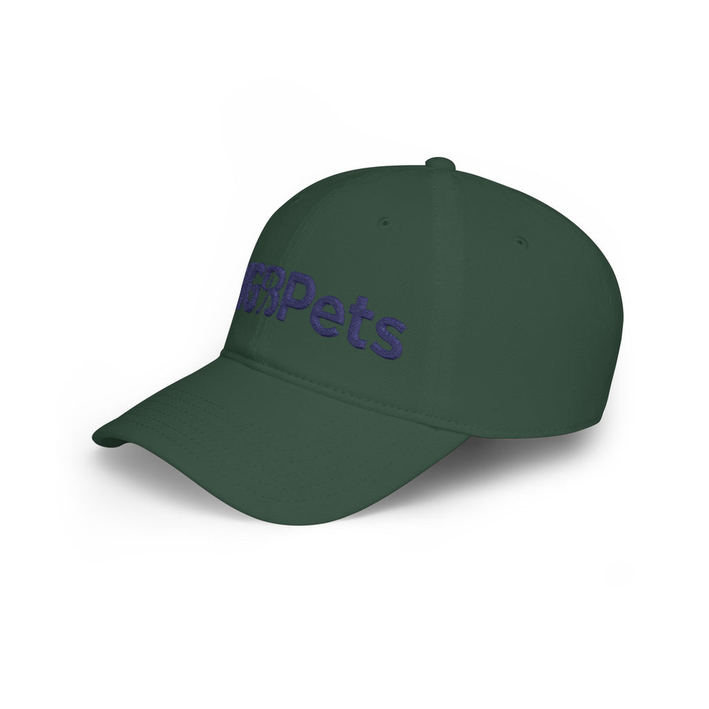 VGBPets Embroidered Baseball Cap — Low Profile Red Pet Lover Hat